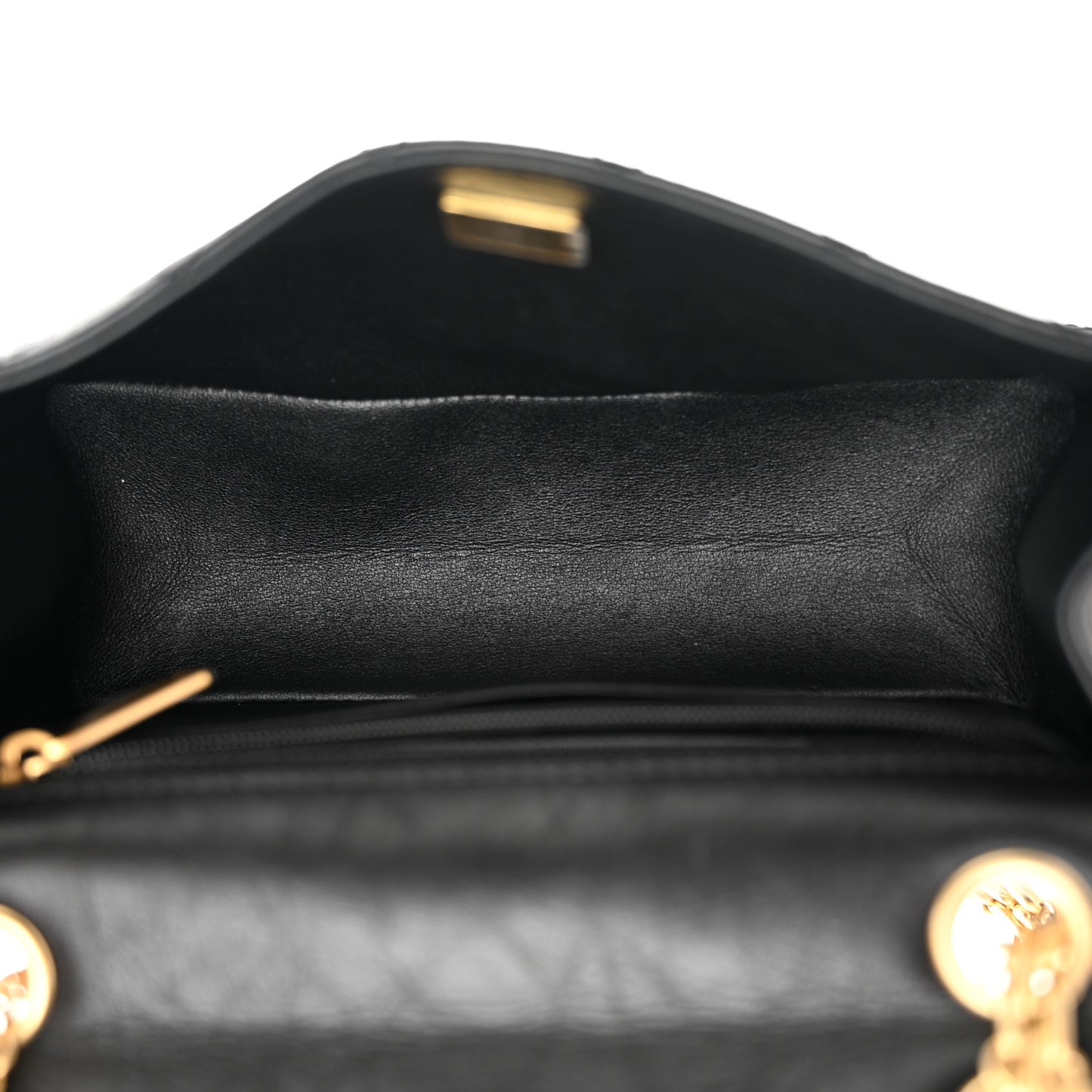 Aged Calfskin Quilted 2.55 Reissue Mini Flap Black