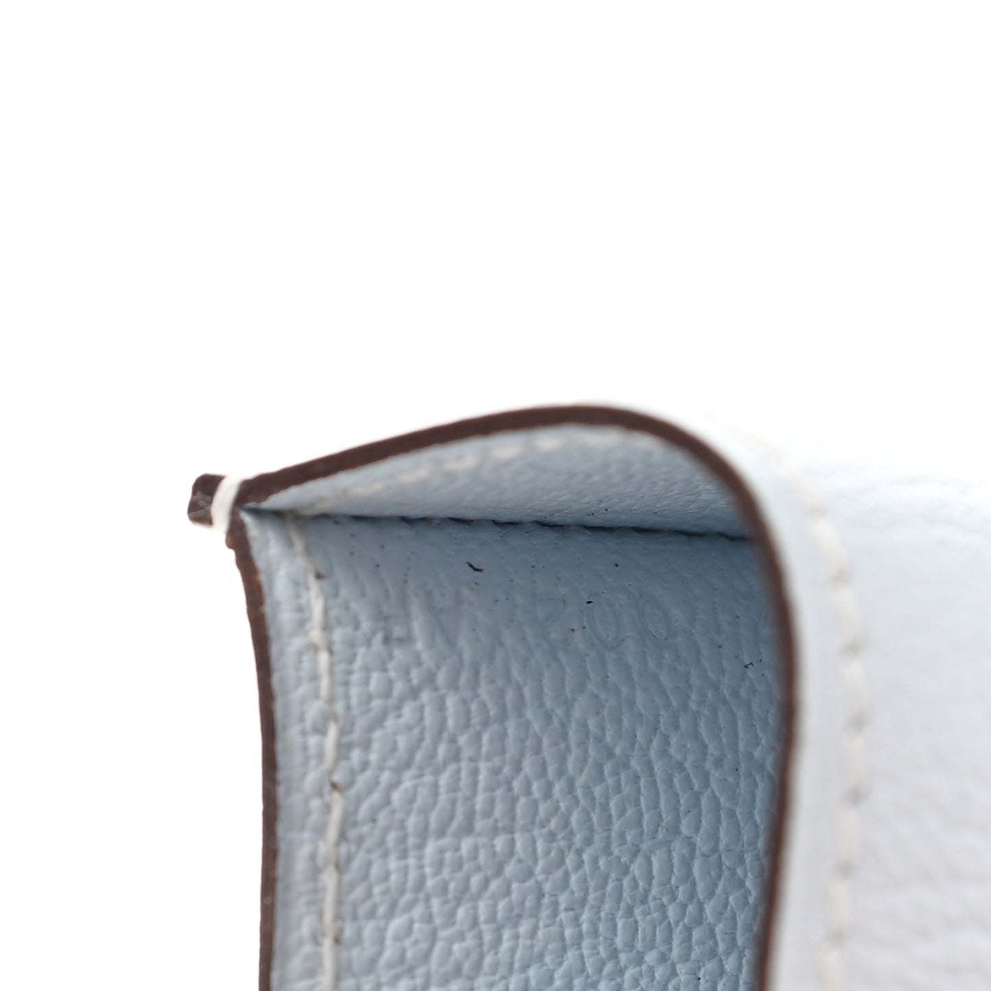 Chevre Mysore Diabolo Card Holder Case Bleu Brume