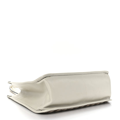 Gucci Monogram New Sakai Calfskin Lux Horsebit 1955 Tote Beige Ebony Mystic White 4 of 10