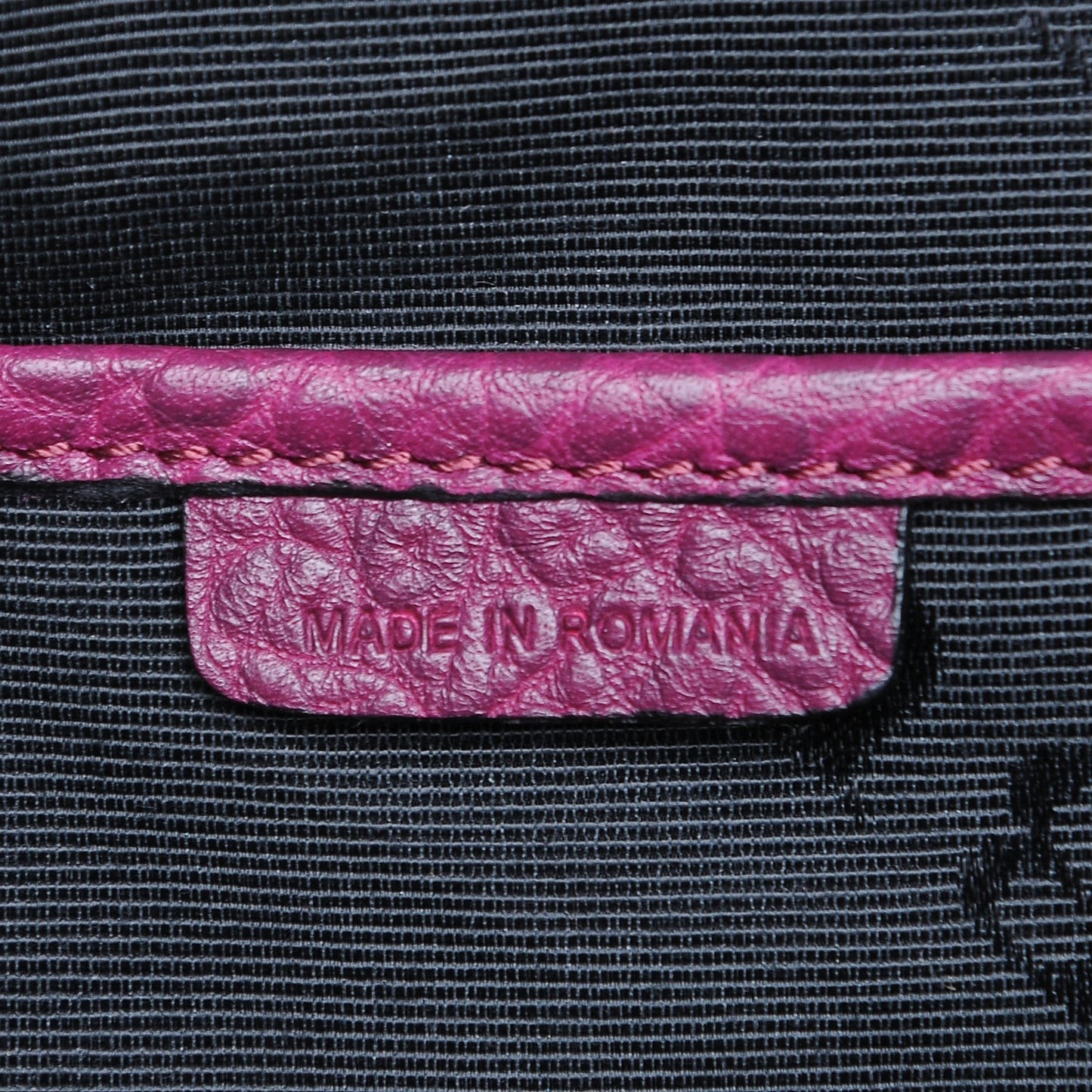 Heritage Grain Small Orchard Bowling Bag Damson Magenta