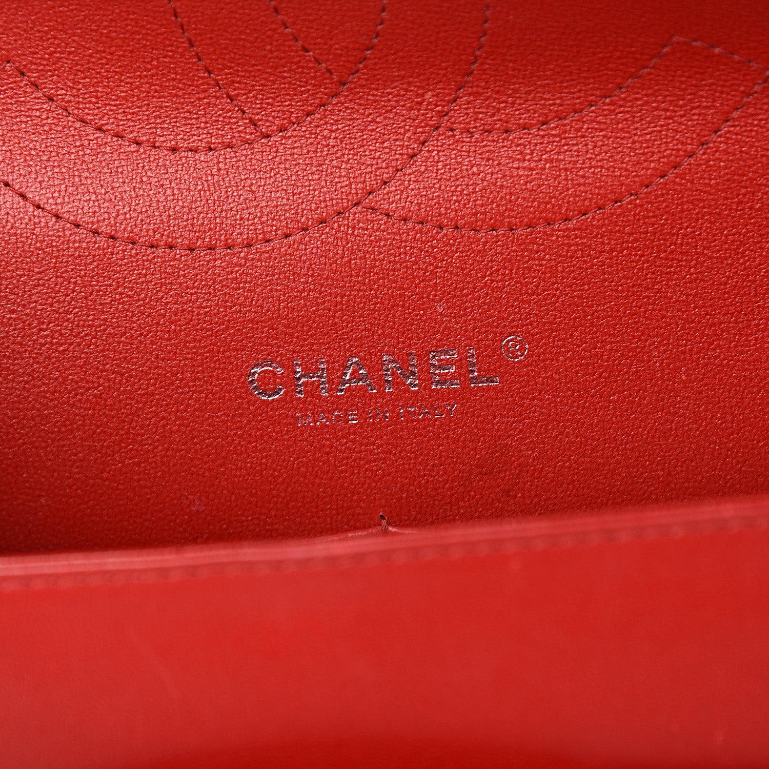 Chanel Lambskin Quilted Jumbo Double Flap Red 5 of 11