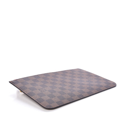 Louis Vuitton Damier Ebene Neverfull MM GM Pochette Rose Ballerine 4 of 6