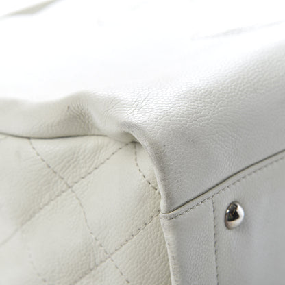 Chanel Caviar CC Tote White 9 of 20