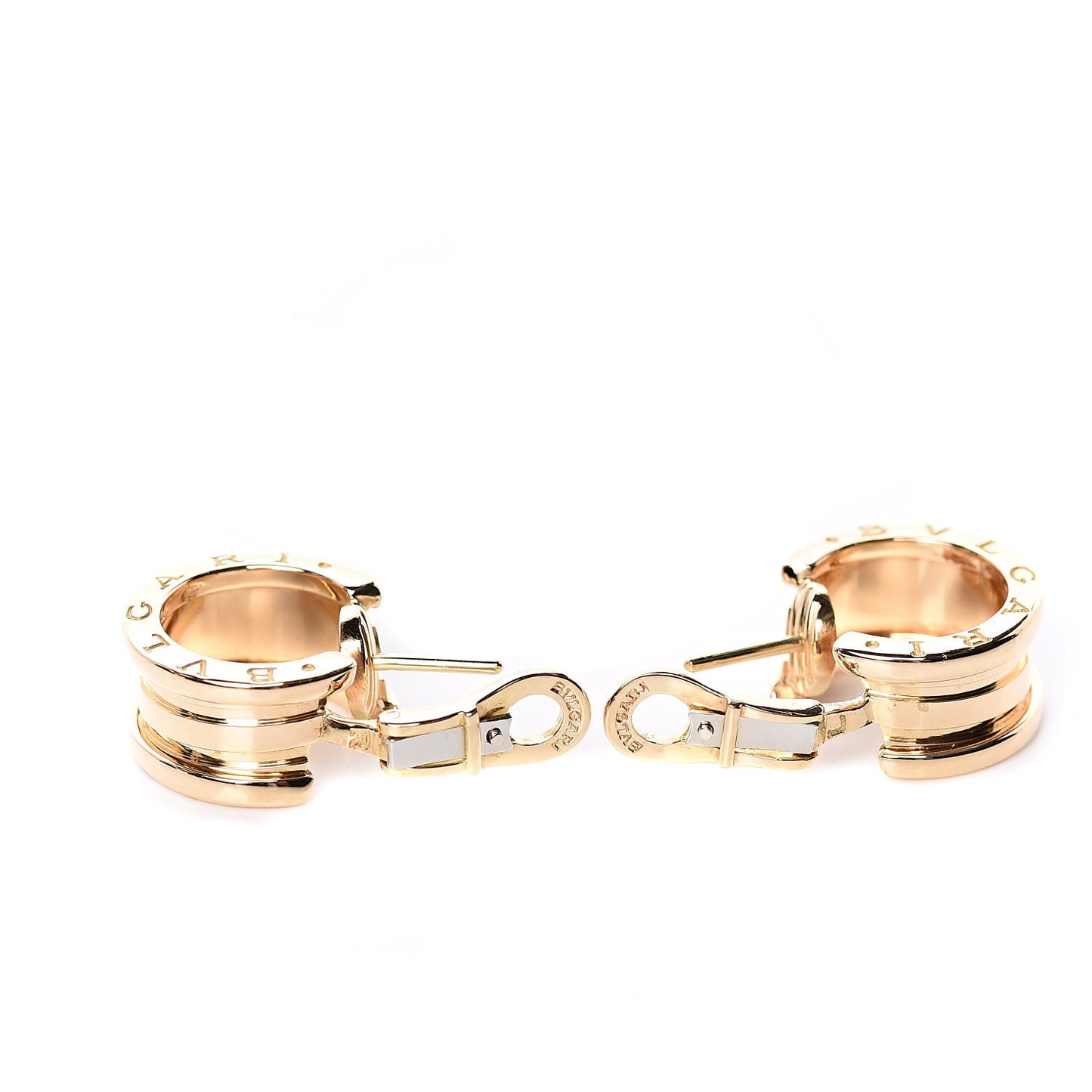 18K Yellow Gold B.Zero1 Hoop Earrings