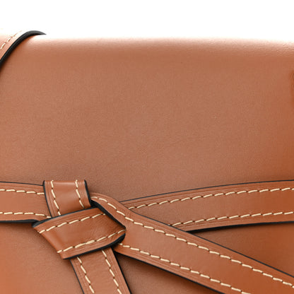 Loewe Calfskin Raffia Small Gate Crossbody Bag Natural Tan 7 of 11