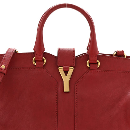 Saint Laurent Sheepskin Small Cabas ChYc  Red 7 of 13
