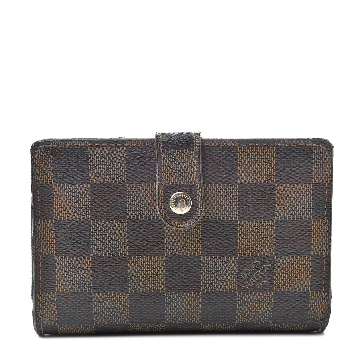 Louis Vuitton Damier Ebene French Purse Wallet 1 of 10