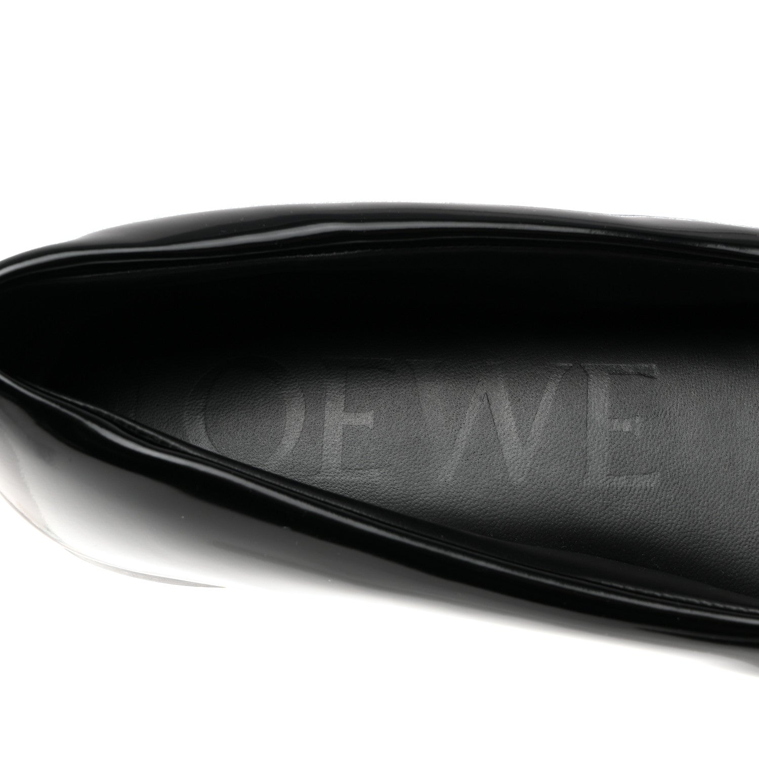 Loewe Puffy Lambskin Padded Bow Ballerina Flats 39 Black 6 of 8