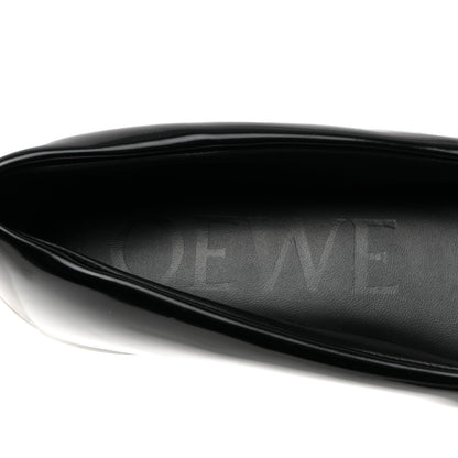 Loewe Puffy Lambskin Padded Bow Ballerina Flats 39 Black 6 of 8