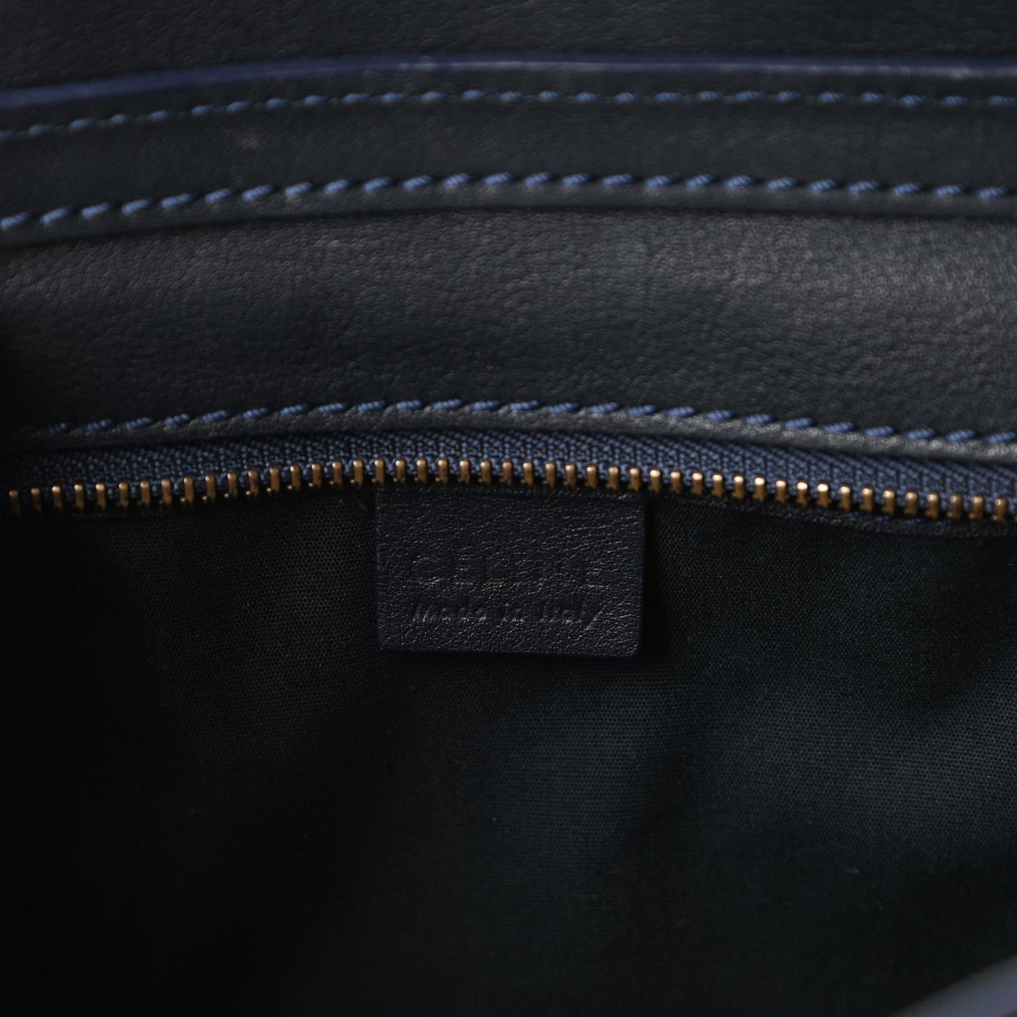 Calfskin Linen Nano Tri-Color Luggage Poppy