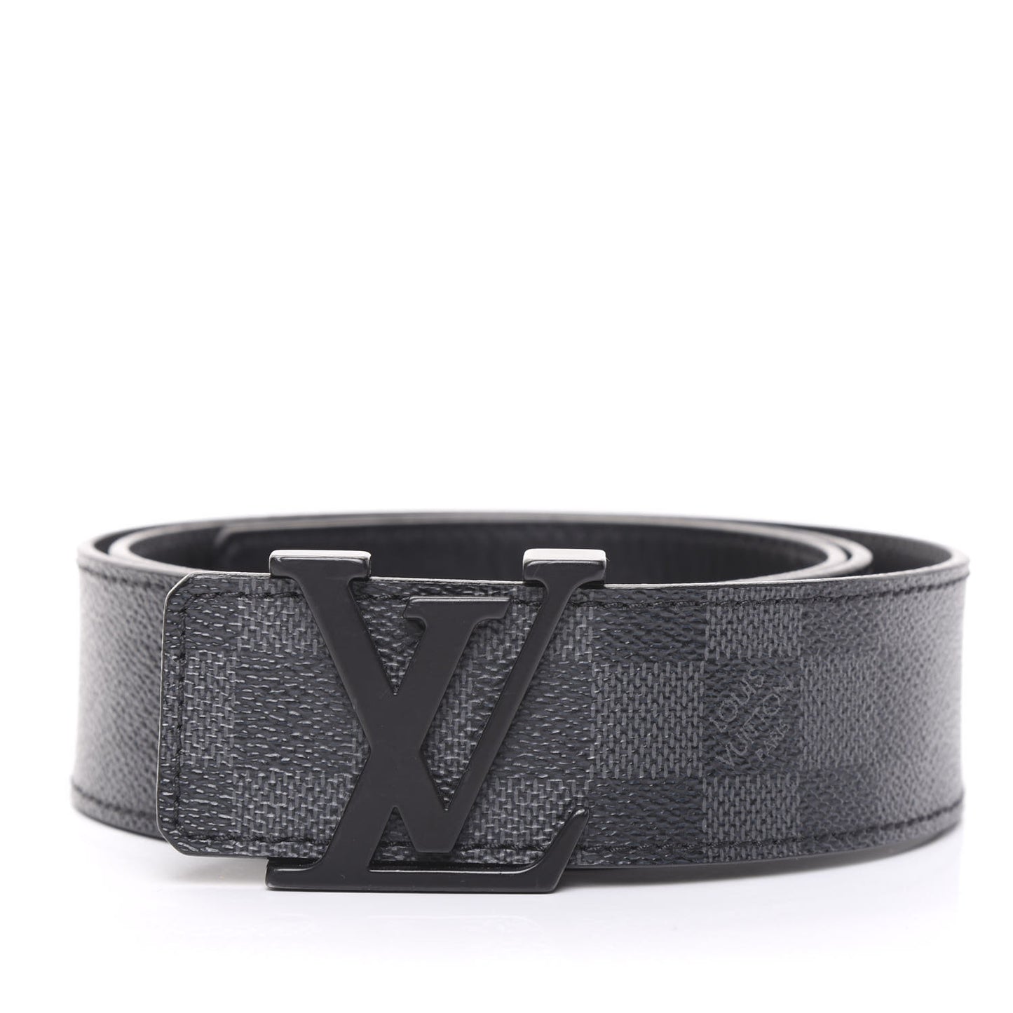Damier Graphite 40mm LV Initiales Belt 90 36