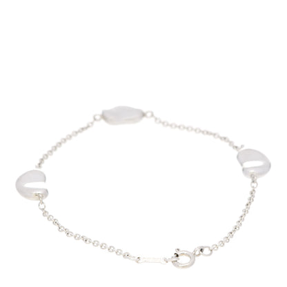 Tiffany Sterling Silver Elsa Peretti Three Bean Bracelet 3 of 6