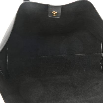 Saint Laurent Calfskin Large Shopping Tote Black 6 of 11