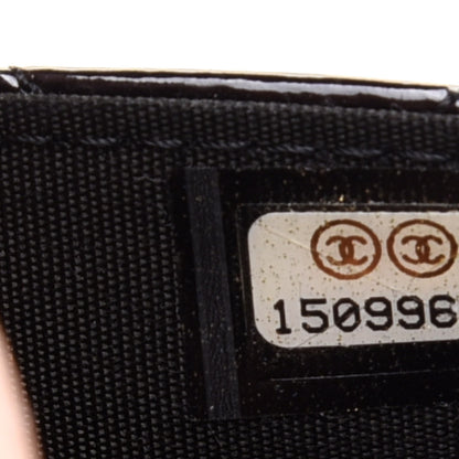 Chanel Patent Quilted Brilliant Wallet On Chain WOC Black 8 of 12