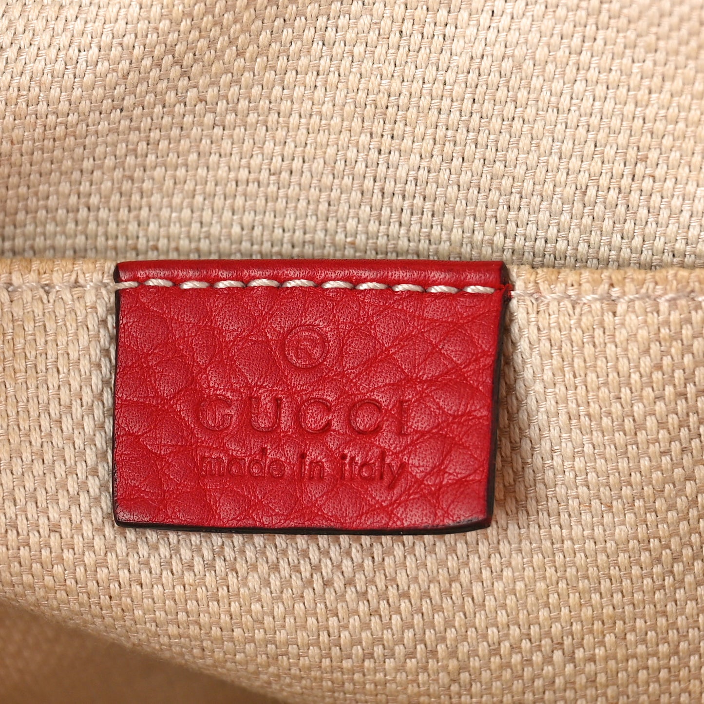 Pebbled Calfskin Small Soho Disco Bag Tabasco Red