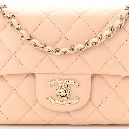 Chanel Lambskin Quilted Daily Zippy Crossbody Beige 9 of 13
