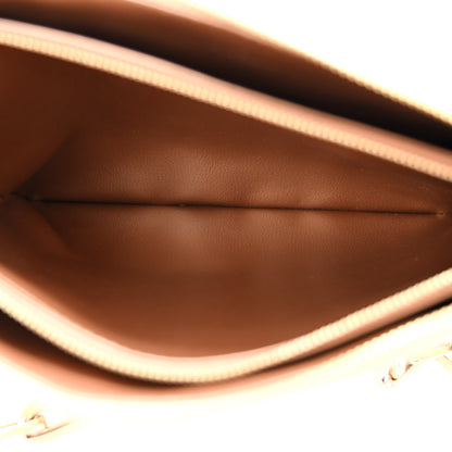 Louis Vuitton Lambskin Swarovski Crystal Embossed Monogram Coussin PM Nude 5 of 9