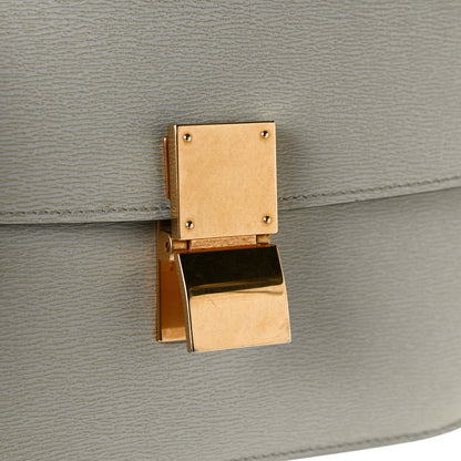Celine Liege Calfskin Medium Classic Box Flap Bag Pale Grey 11 of 12