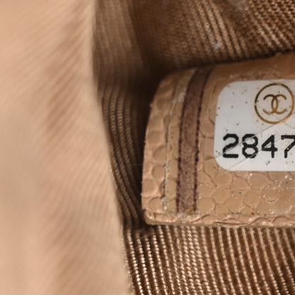 Chanel Caviar Quilted Small Cosmetic Case Beige 7 of 8