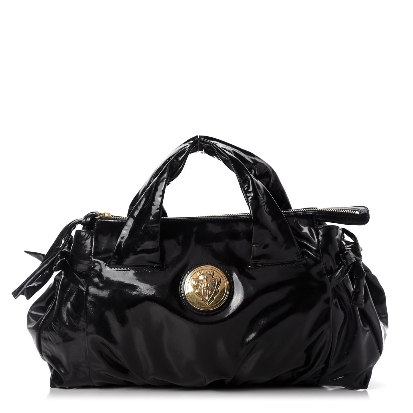 Patent Medium Hysteria Tote Black