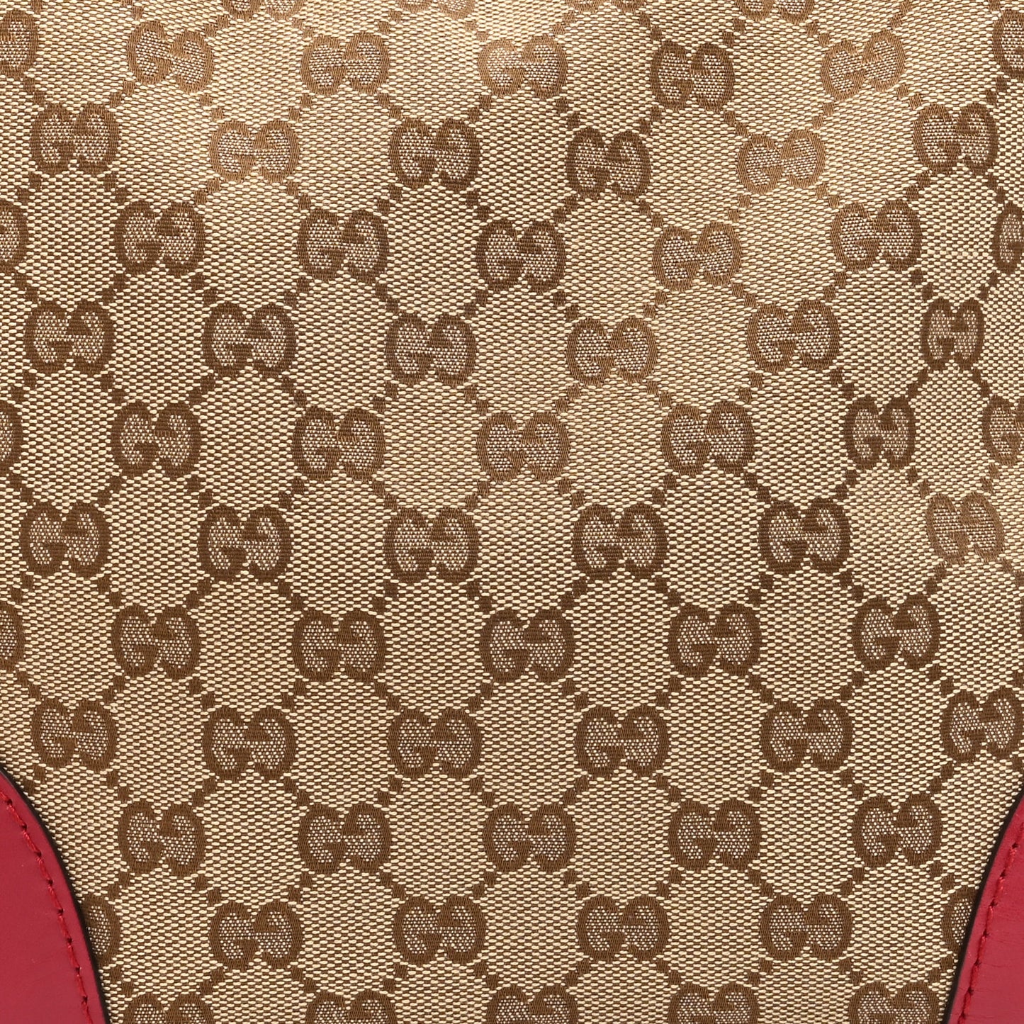 Monogram Medium Lovely Heart Hobo Red