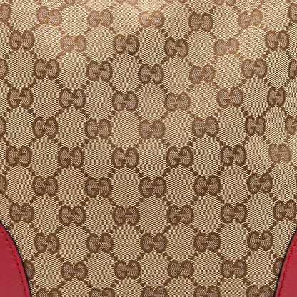 Gucci Monogram Medium Lovely Heart Hobo Red 9 of 12