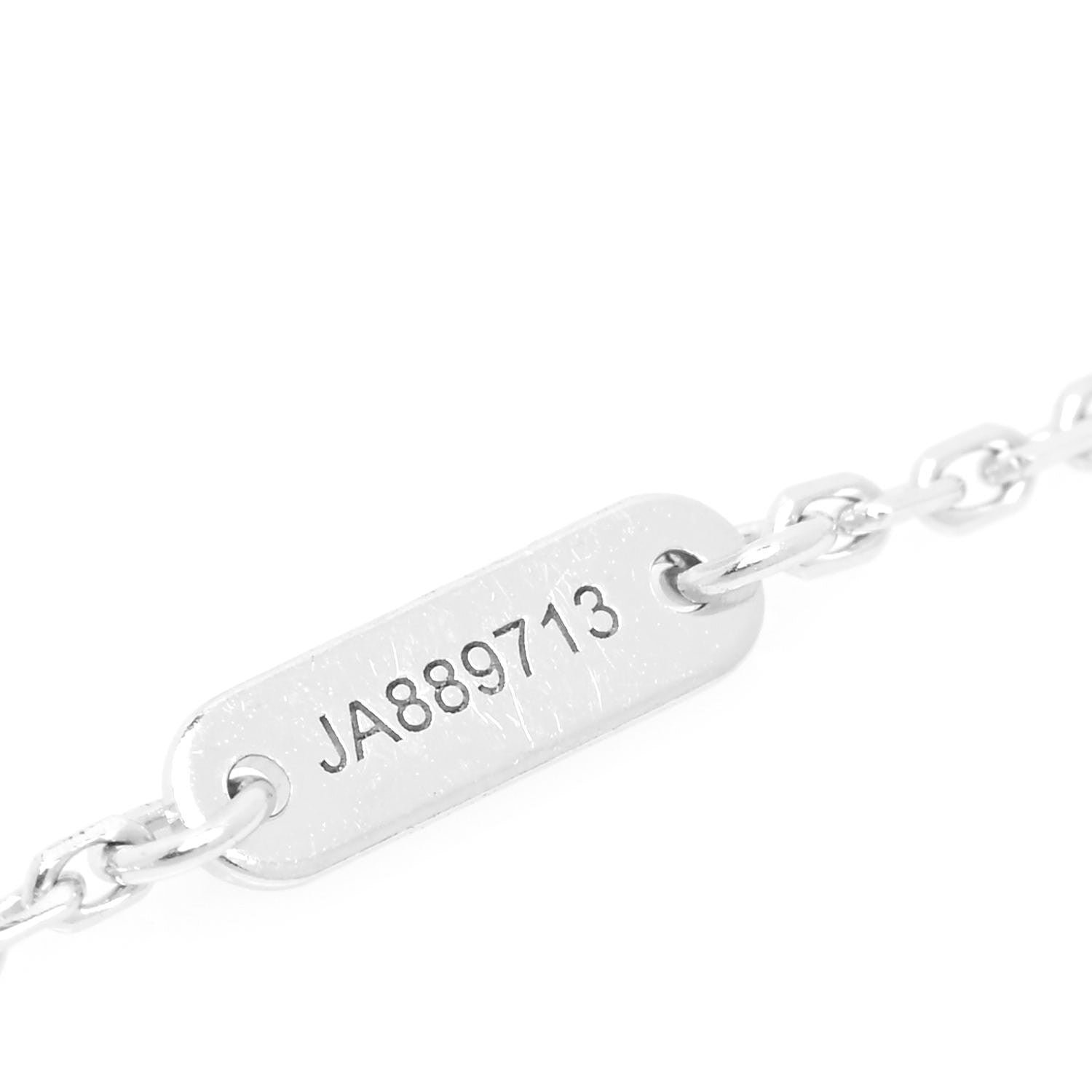 Van Cleef & Arpels 18K White Gold Diamond Sweet Alhambra Bracelet 5 of 7
