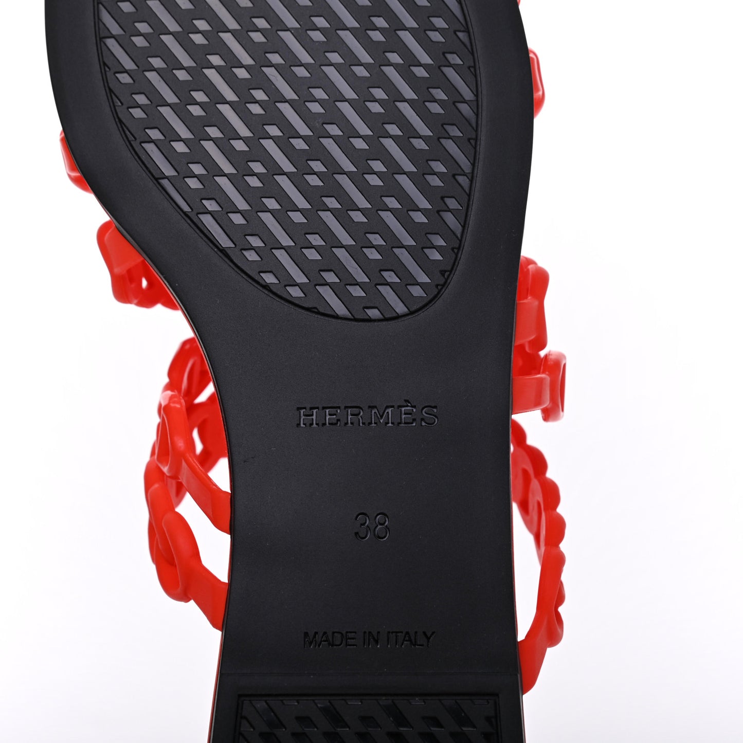 Rubber Chaine d'Ancre Nude Sandals 38 Pavot