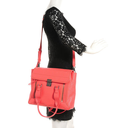 3.1 Phillip Lim 3.1 Textured Calfskin Medium Pashli Satchel Coral 2 of 13