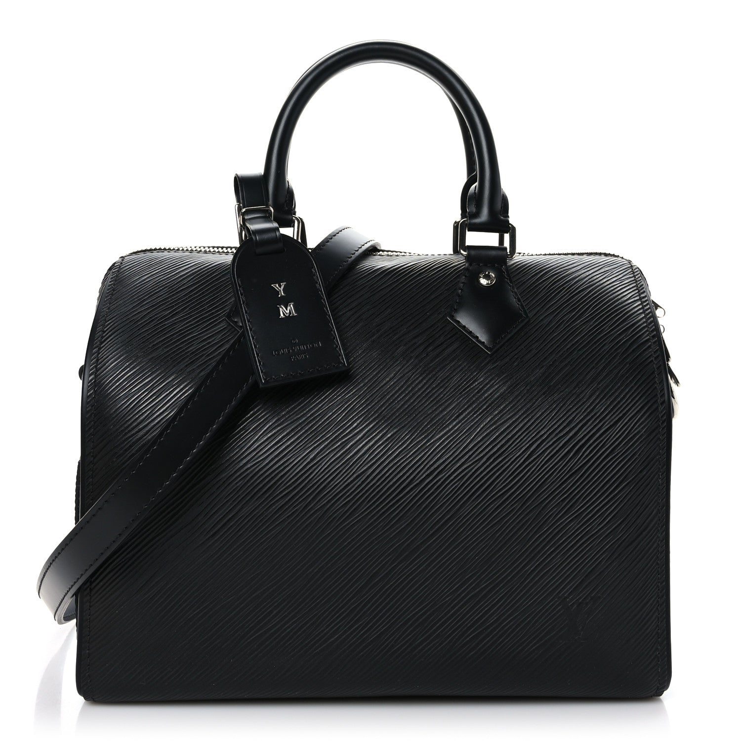 Louis Vuitton Epi Speedy Bandouliere 25 Black 1 of 11