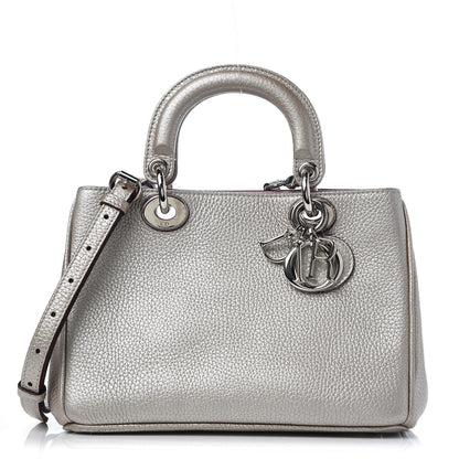 Christian Dior Metallic Bullcalf Small Diorissimo Champagne 1 of 7