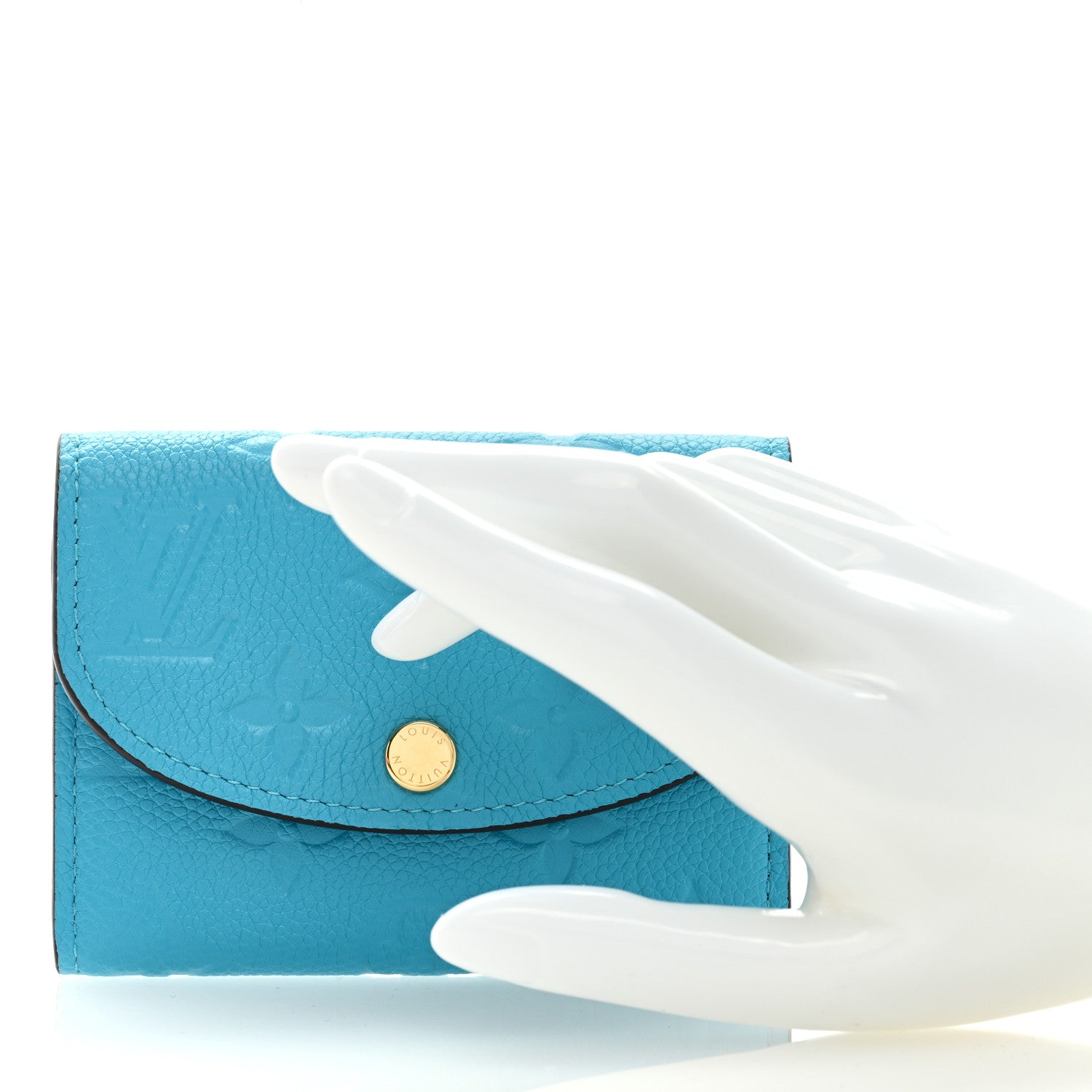 Louis Vuitton Empreinte Rosalie Coin Purse Turquoise 2 of 7