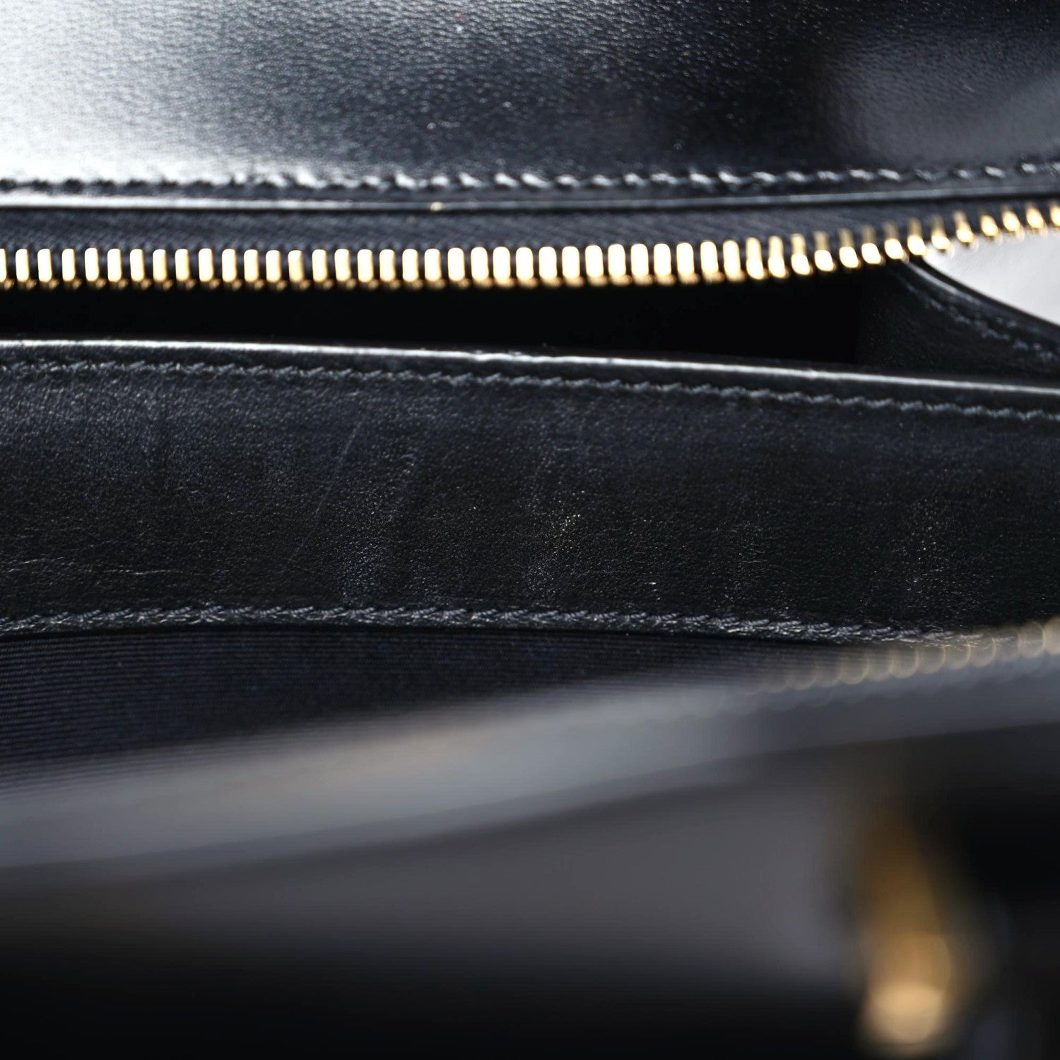 Saint Laurent Shiny Calfskin Large Uptown Tote Black 20 of 24