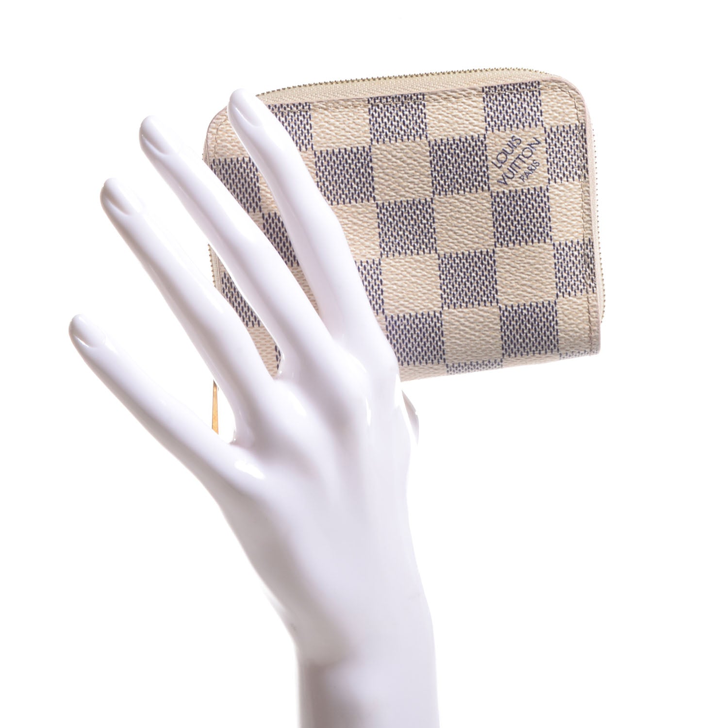 Louis Vuitton Damier Azur Zippy Coin Purse 2 of 8