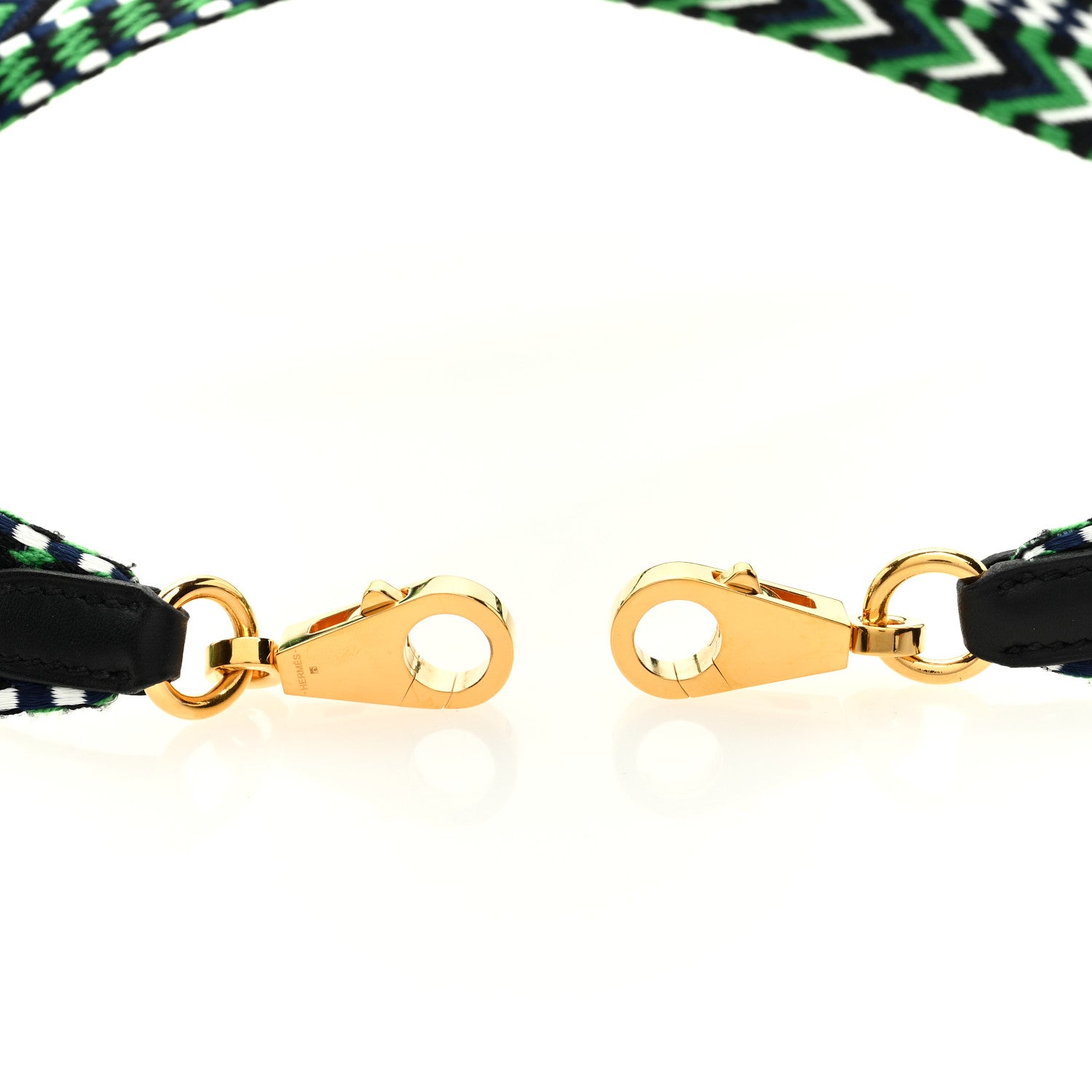 Hermes Toile Swift 25mm Sangle Allegro Shoulder Strap Bambou 3 of 4