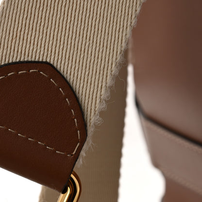 Burberry Smooth Calfskin Small Foster Bucket Bag Tan 12 of 15