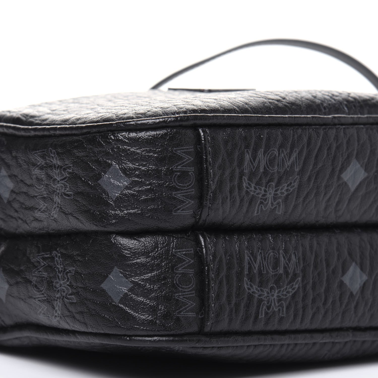 MCM Visetos Camera Crossbody Bag Black 12 of 16