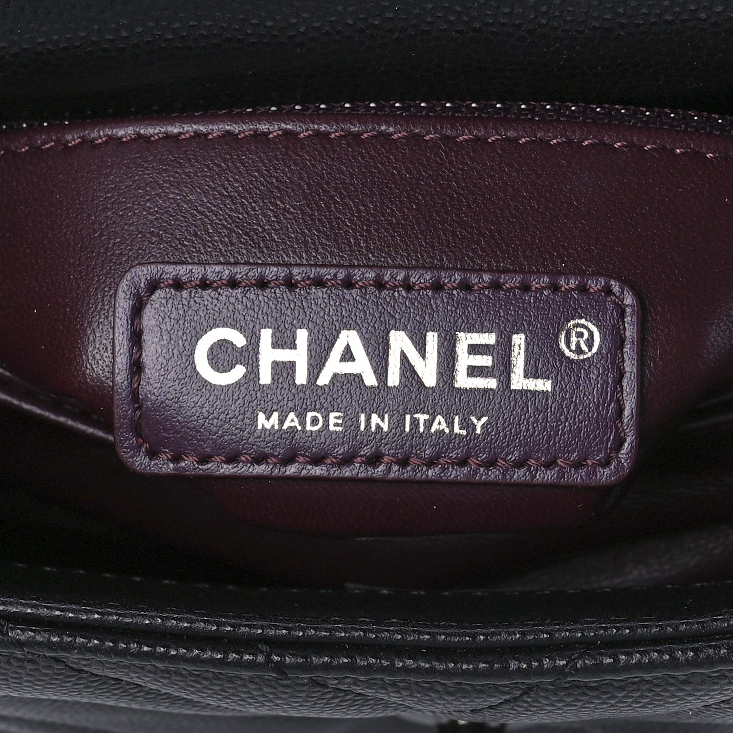 Chanel Caviar Chevron Quilted Extra Mini Coco Handle Flap So Black 5 of 9