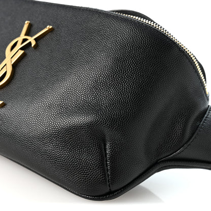 Saint Laurent Grain De Poudre Monogram Belt Bag Black 8 of 8