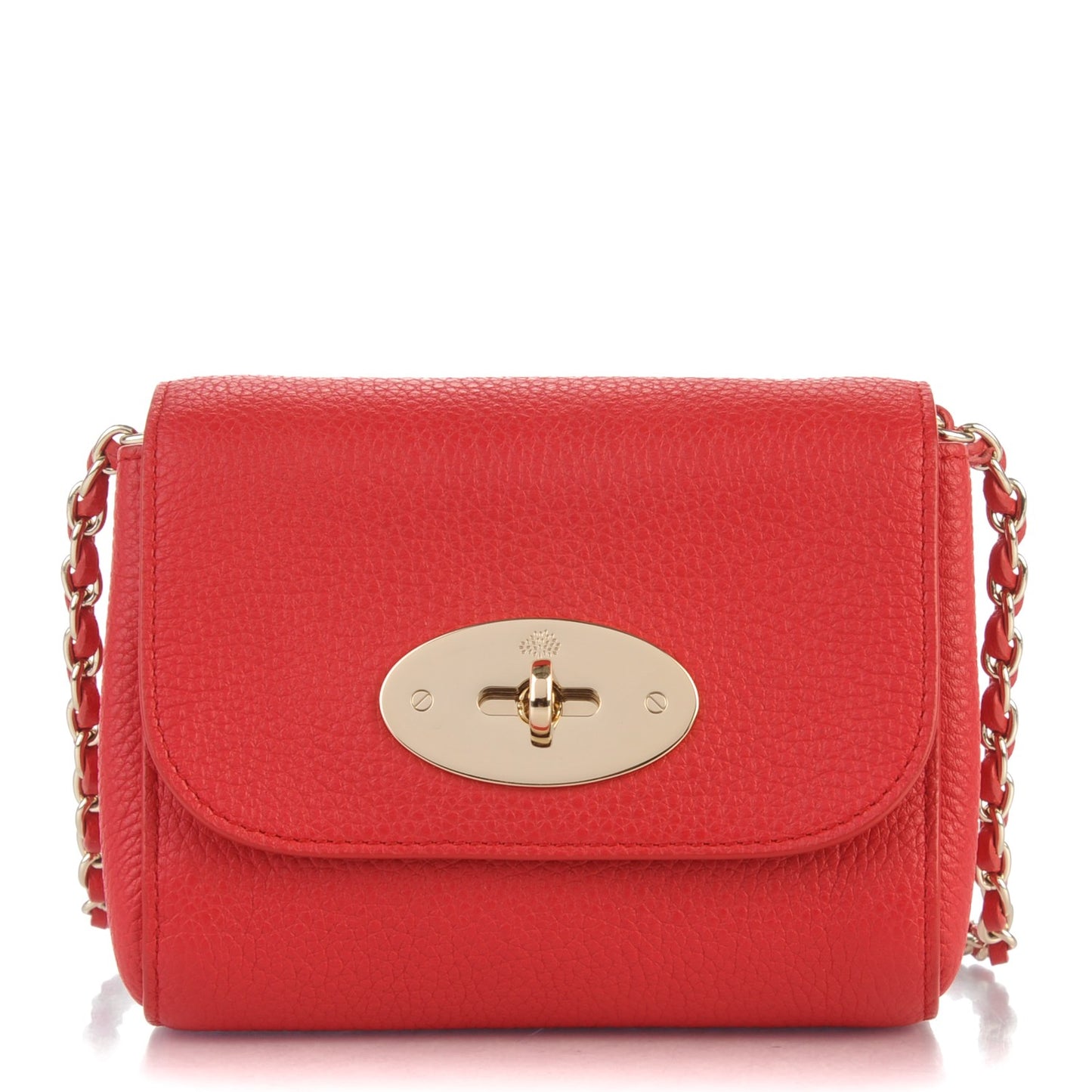 Classic Grain Calfskin Mini Lily Hibiscus