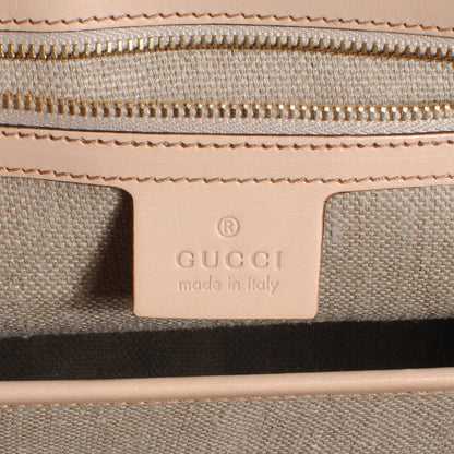 Gucci Floral Flora Canvas Bamboo Top Handle Bag 6 of 9
