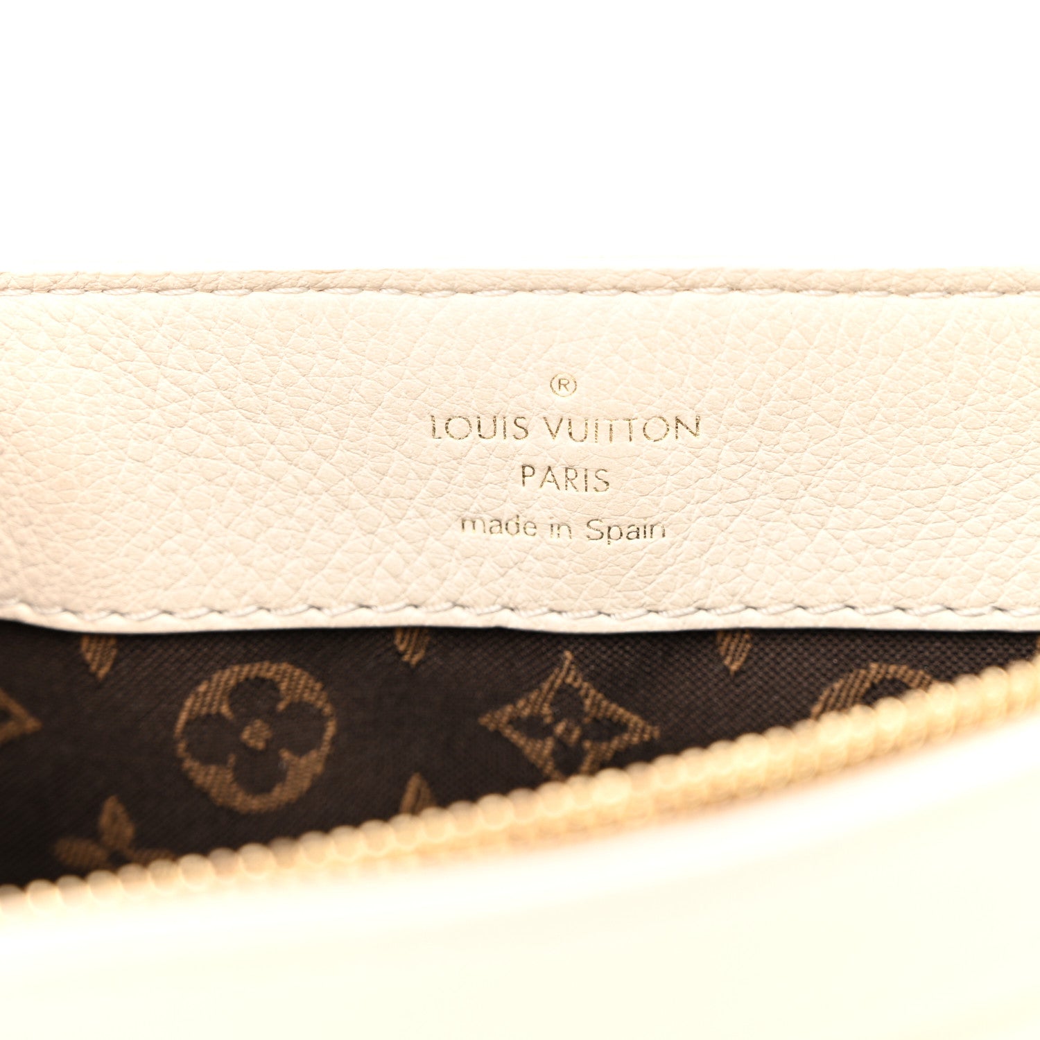 Louis Vuitton Smooth Calfskin Soft Dauphine MM White 7 of 11