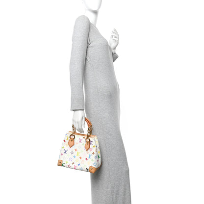 Louis Vuitton Monogram Multicolor Audra White 2 of 10
