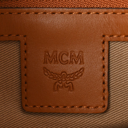 MCM Visetos Medium Crossbody Pouch Cognac 6 of 9