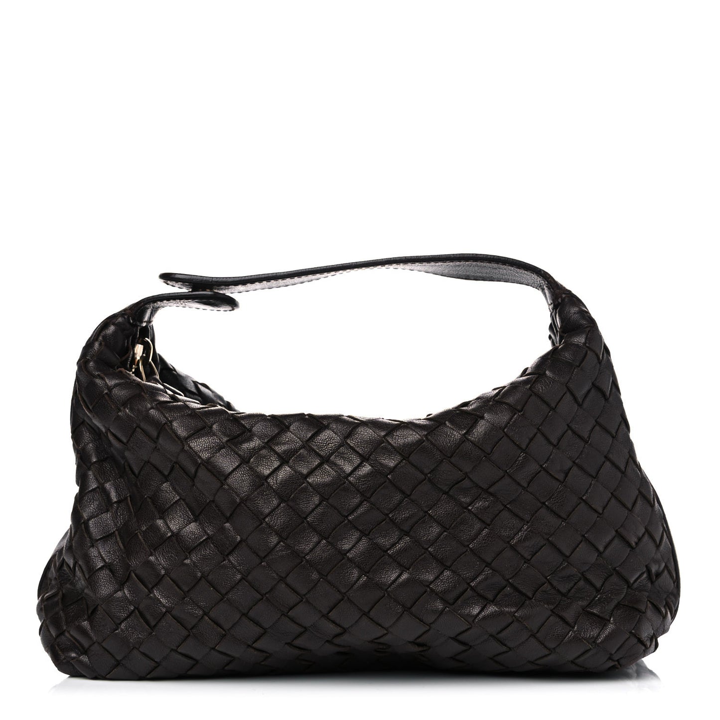 Nappa Intrecciato Large Cosmetic Case Ebano