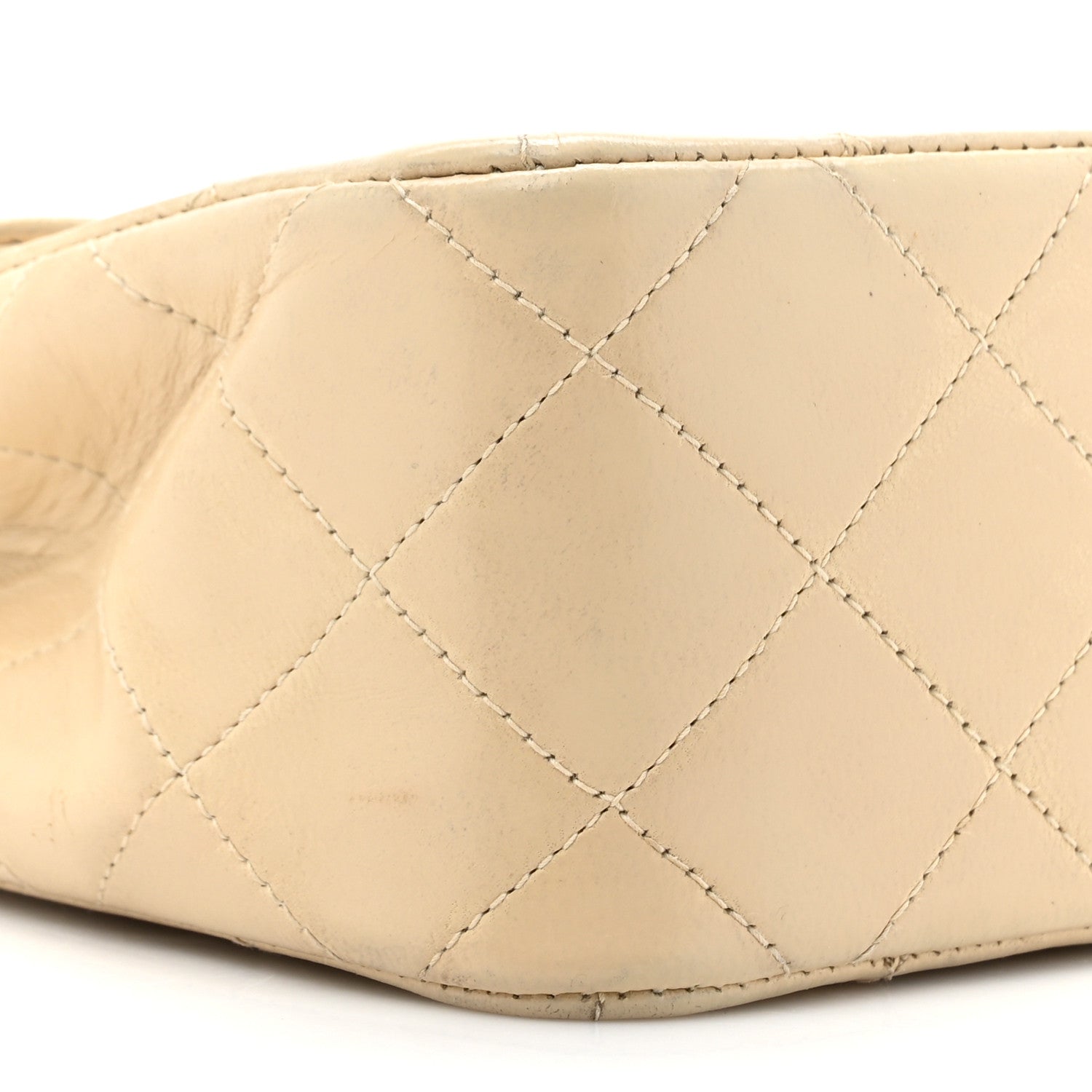 Chanel Lambskin Quilted Small Single Flap Beige 10 of 17