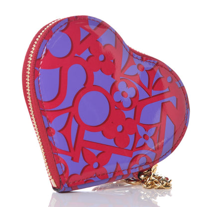 Louis Vuitton Patent Sweet Monogram Coeur Heart Coin Purse Rose Indien 3 of 7