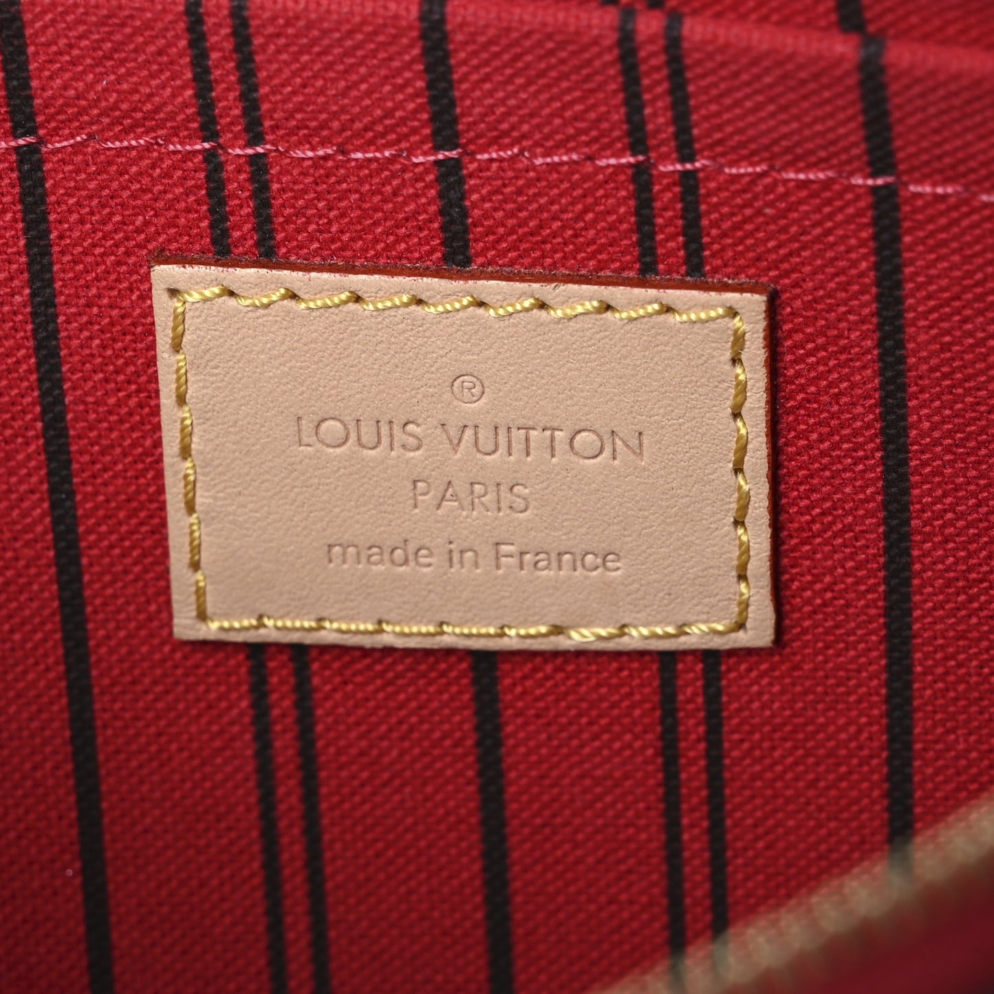 Monogram Neverfull MM GM Pochette Cherry