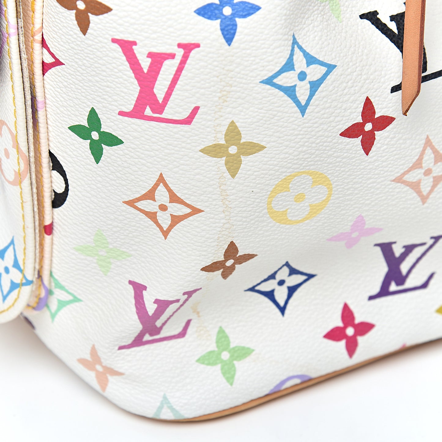 Monogram Multicolor Petit Noe White