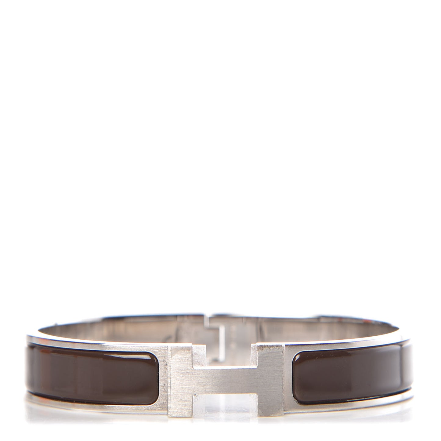 Enamel Narrow Clic Clac HH Bracelet GM Cachou
